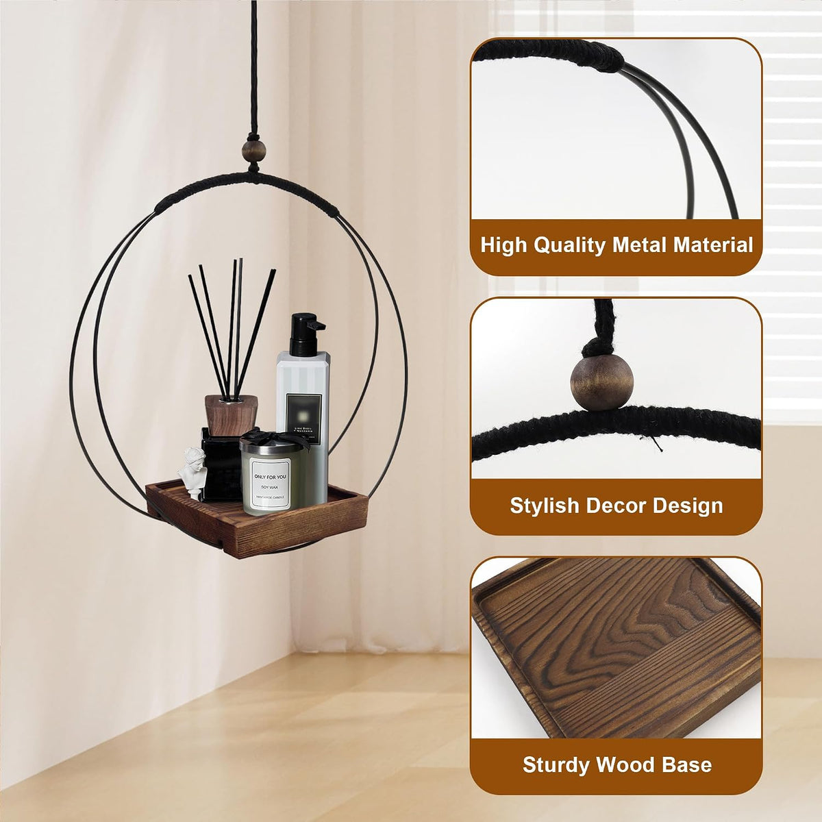Hanging Plant Holders, 2 Pack