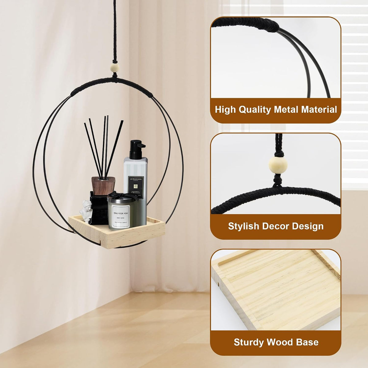 Hanging Plant Holders, 2 Pack