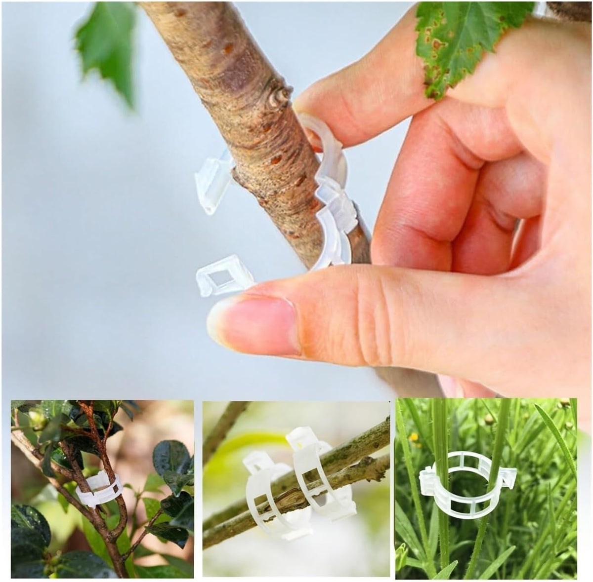 Reusable Plant Support Clips