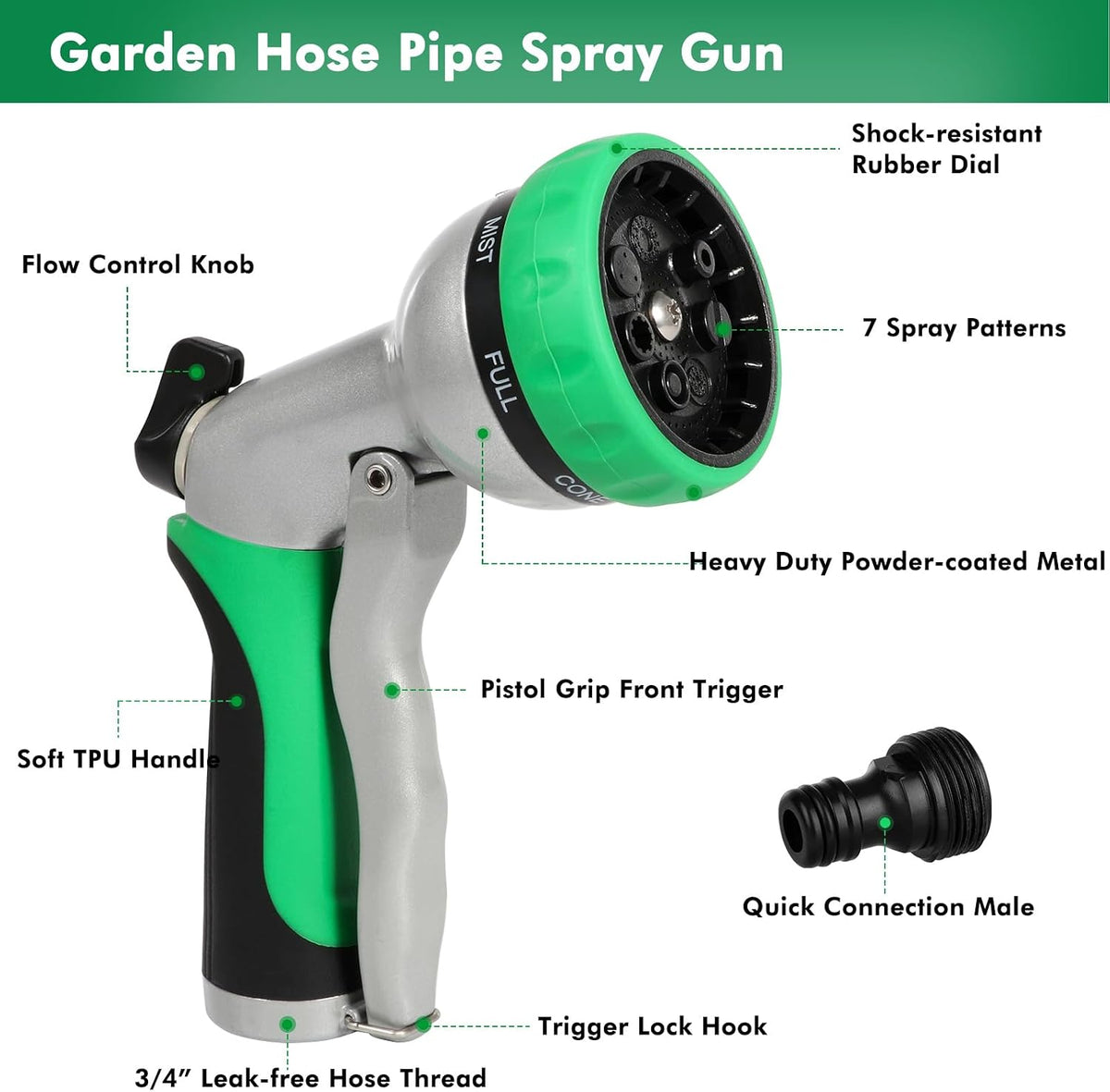 RESTMO Garden Hose Nozzle