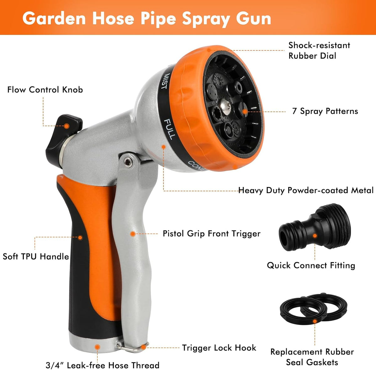 RESTMO Garden Hose Nozzle