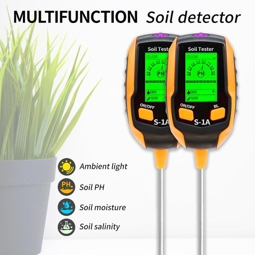4-in-1 Soil pH & Moisture Meter