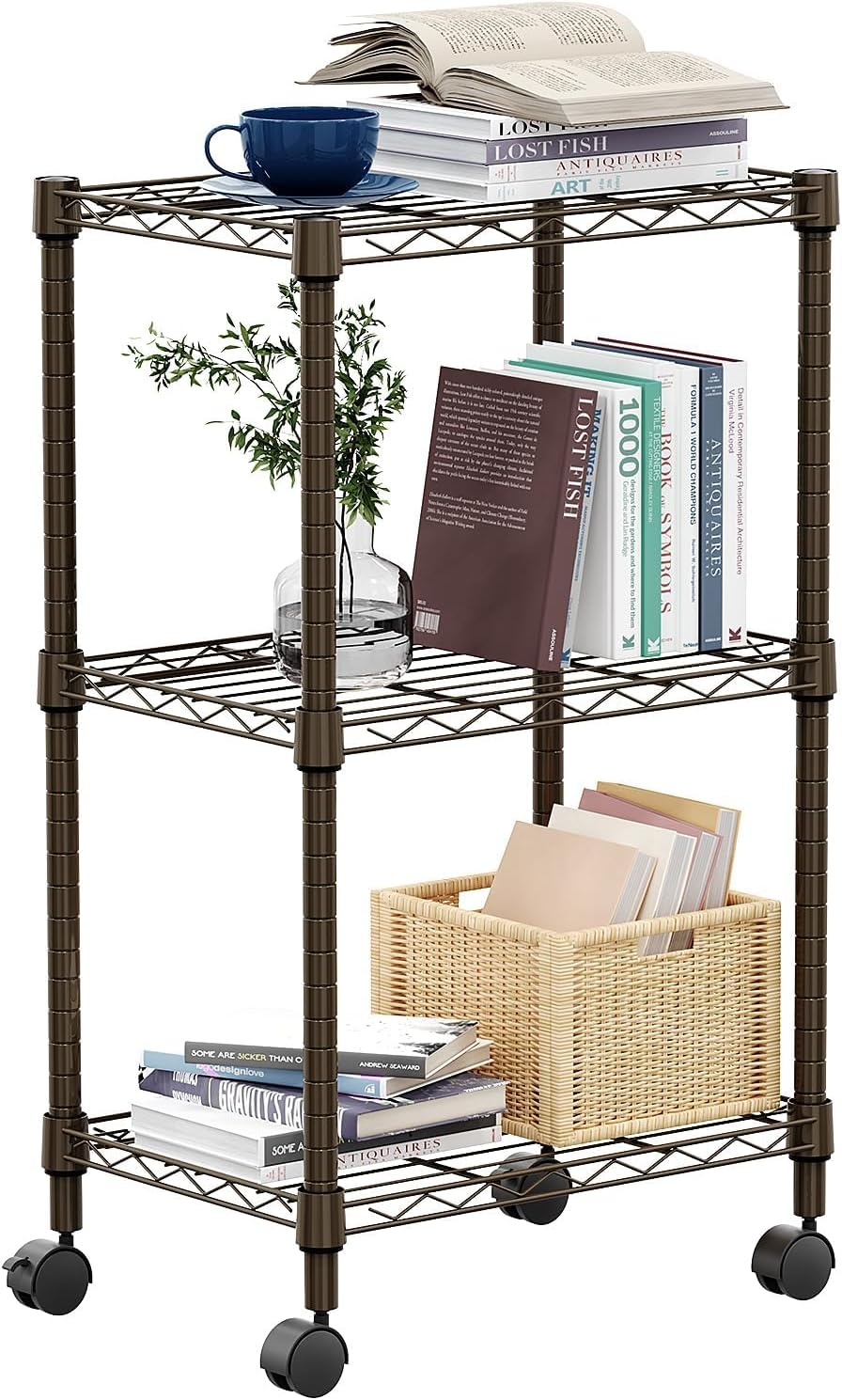 MZG Wire Storage Shelving Unit, 5 Tier
