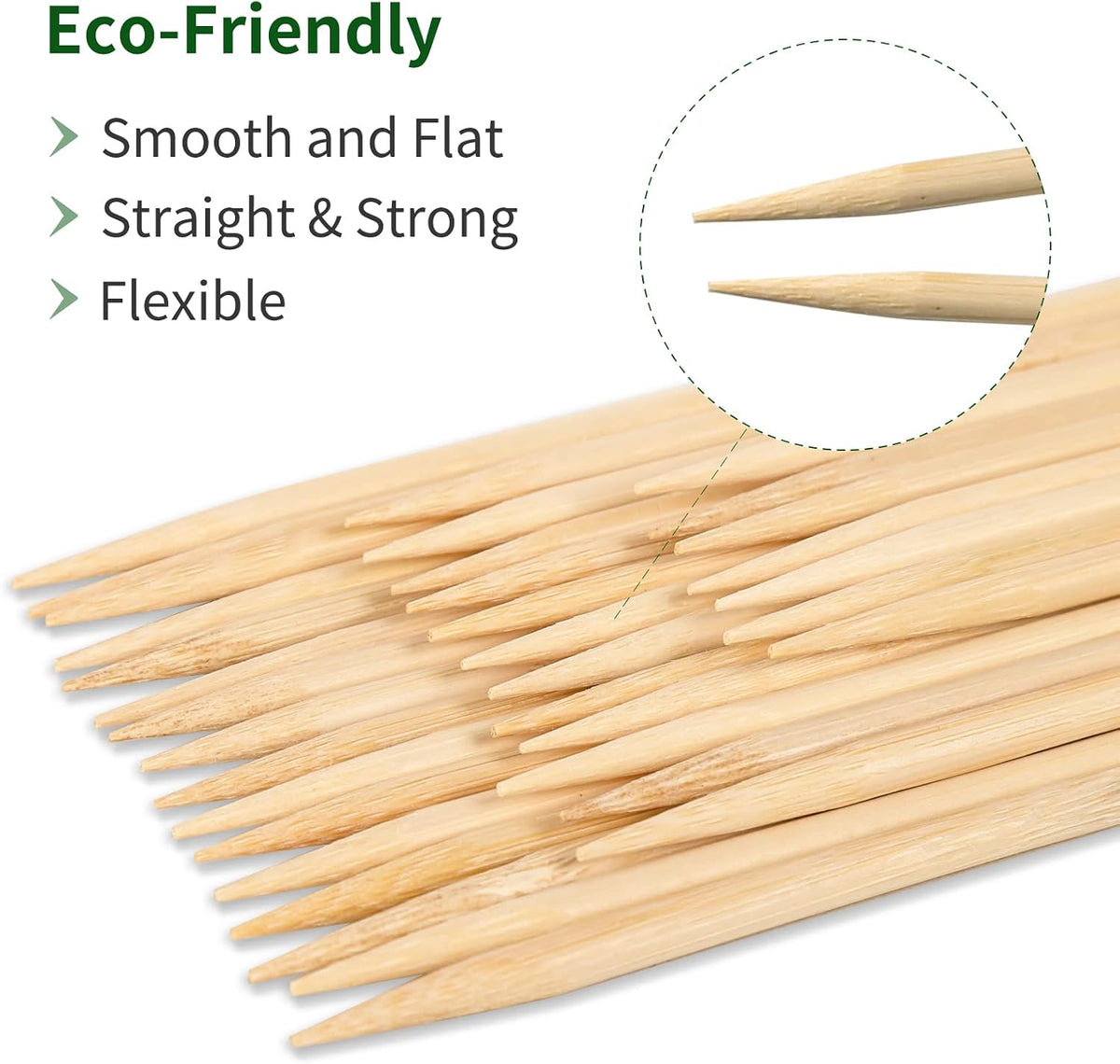 Bamboo Plant Stakes, 50 Pack, 15.8 in