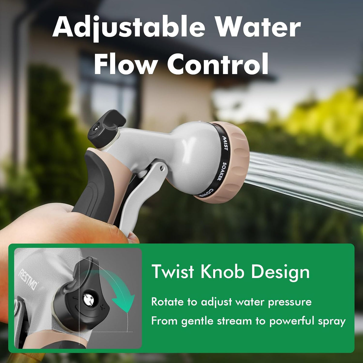 RESTMO Garden Hose Nozzle