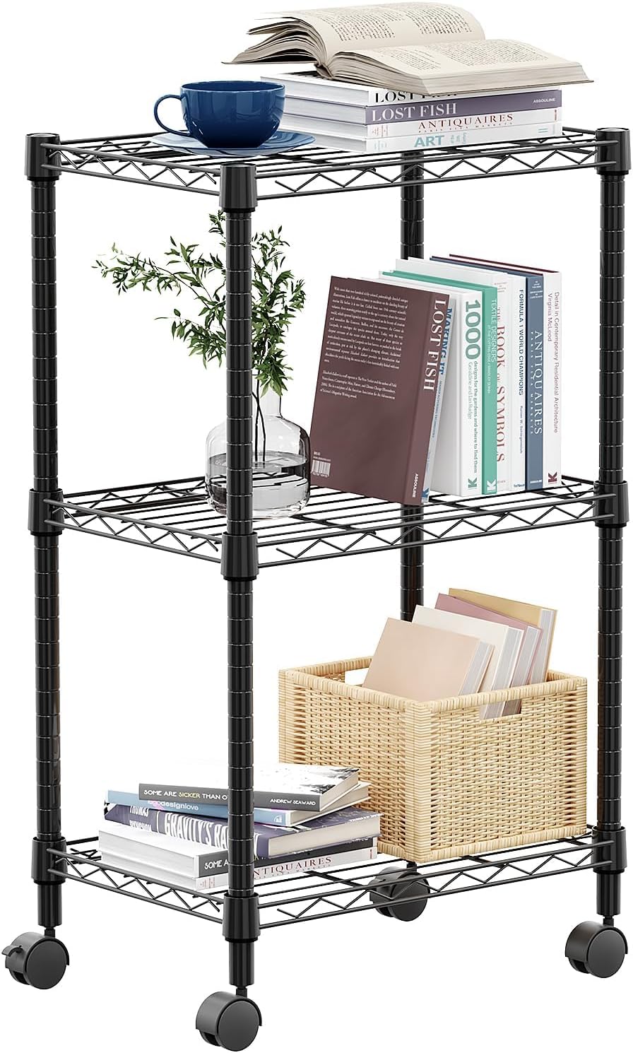MZG Wire Storage Shelving Unit, 5 Tier