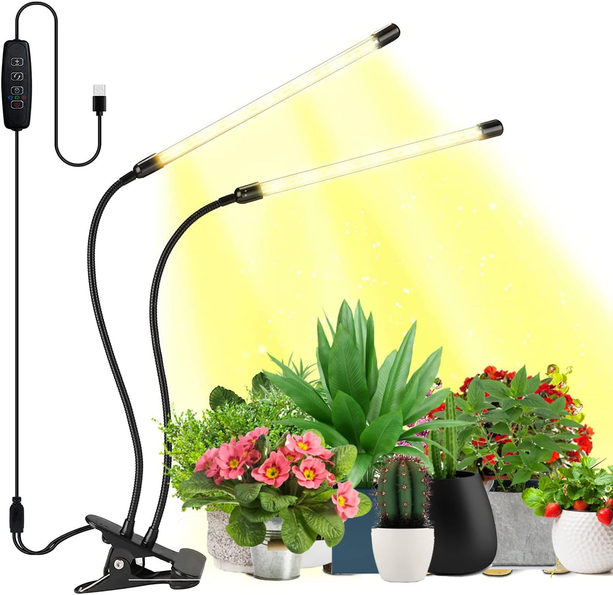 Dimmable LED Grow Light with Timer