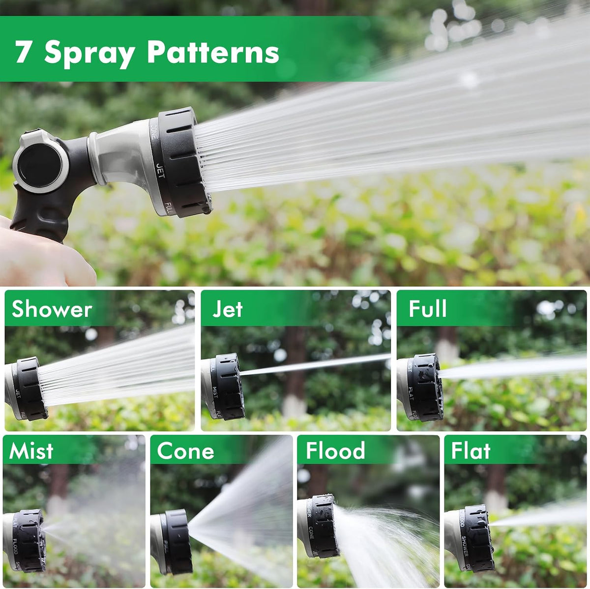 RESTMO Metal Garden Hose Spray Gun