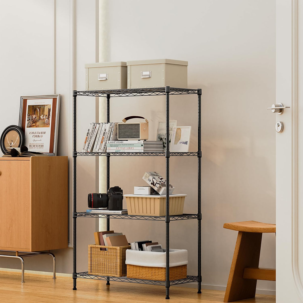 MZG Wire Storage Shelving Unit, 5 Tier