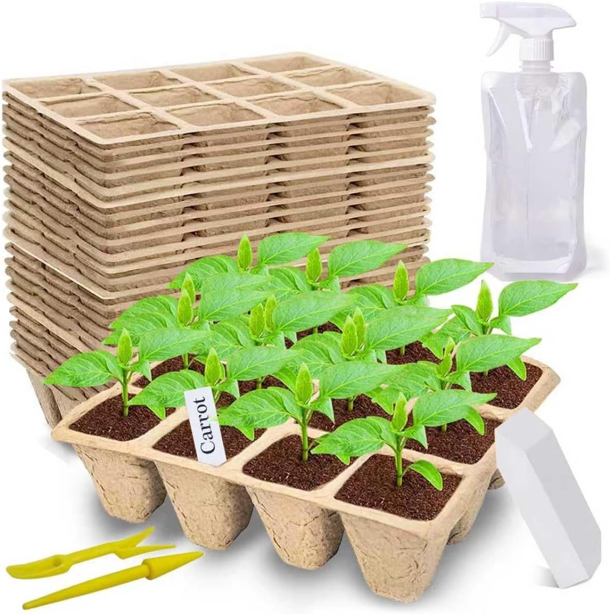 Seed Starter Trays, 20 Pack, 240 Cells