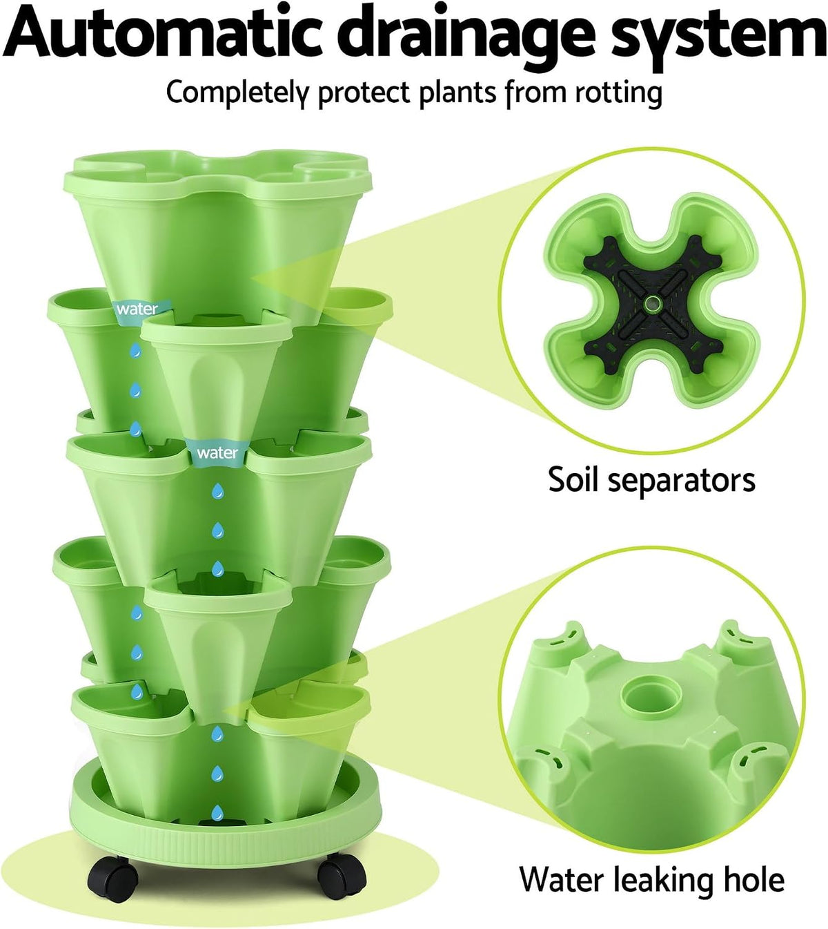 Green Fingers 5-Tier Vertical Planter