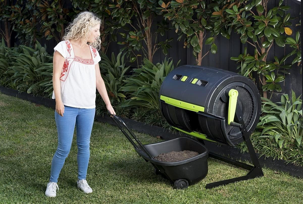 Maze Dual Compost Tumbler, 245 L