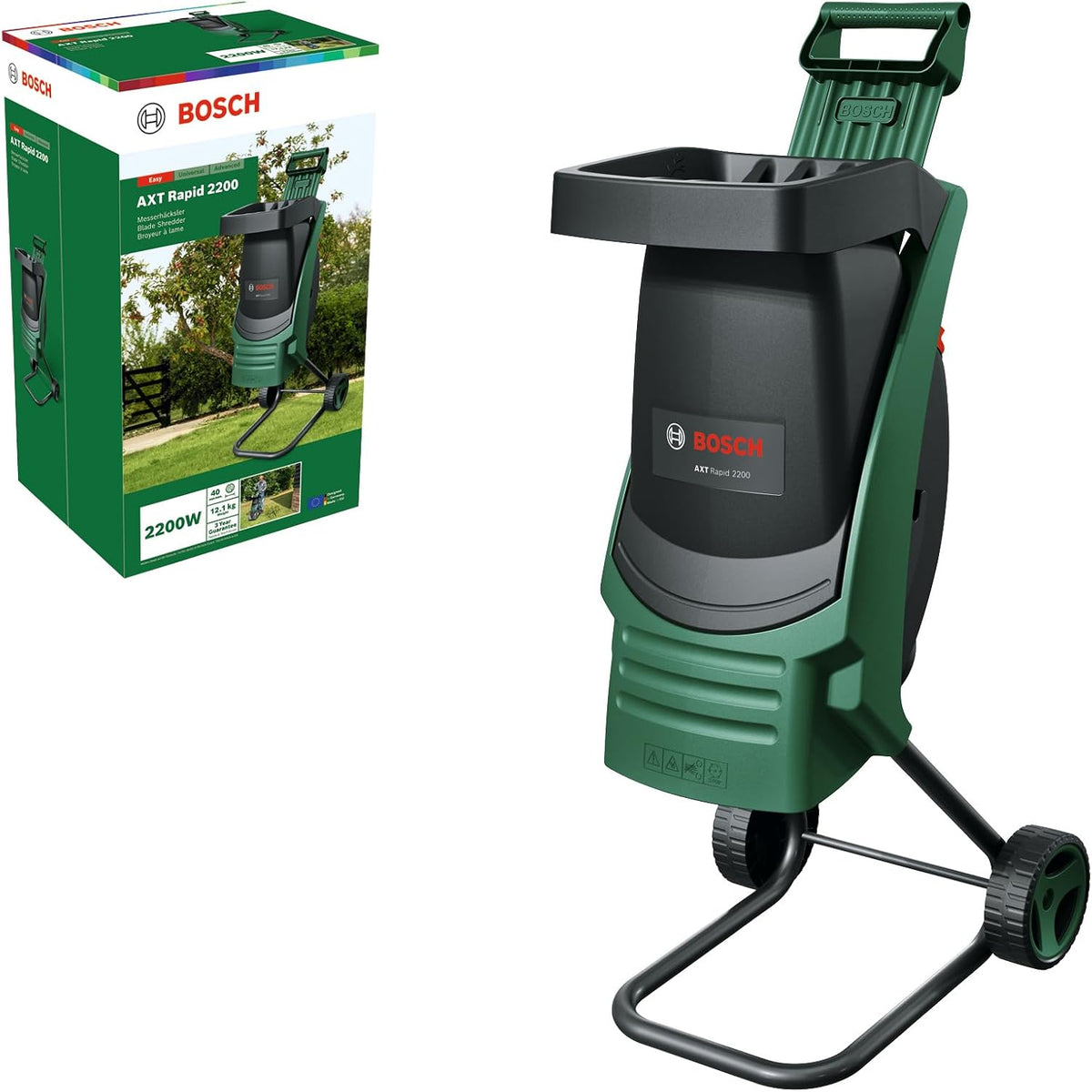 Bosch AXT Rapid 2200 Garden Shredder, 2200 W