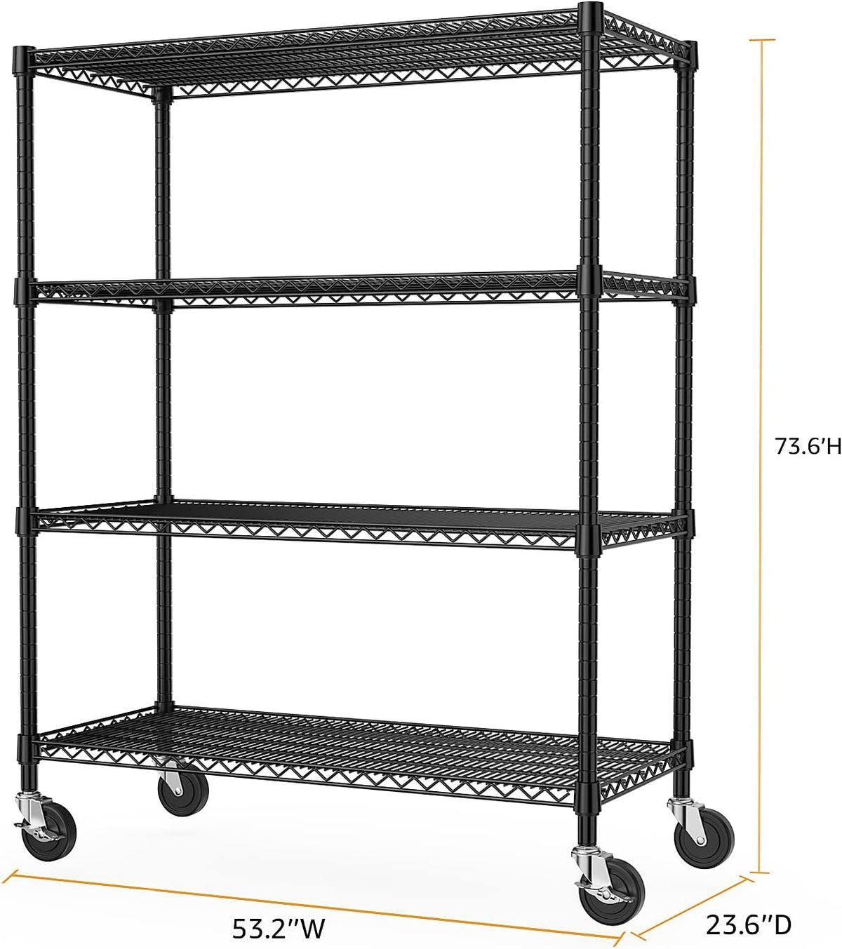 MZG Wire Storage Shelving Unit, 5 Tier