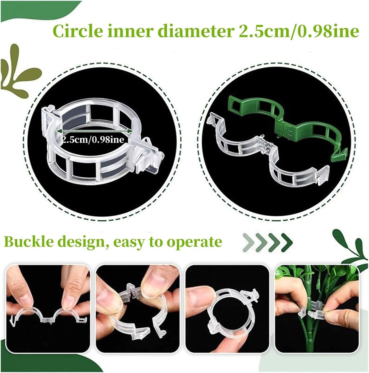 Reusable Plant Support Clips