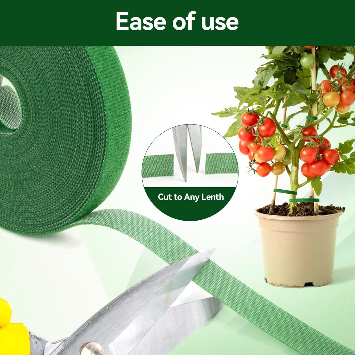 Green Velcro Plant Tape, 3 x 5 m