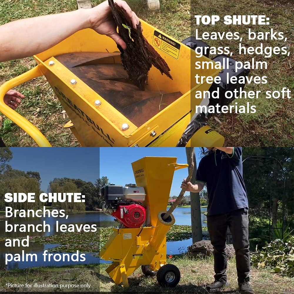 Wood Chipper Shredder, 13.5 hp Briggs & Stratton (GBD601C)