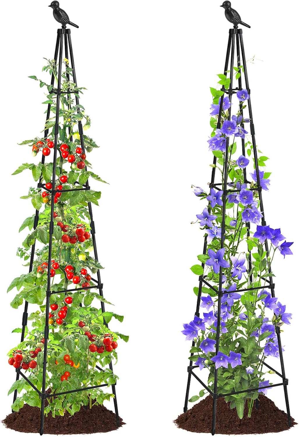 Adjustable Plant Trellis, 2 Pack, 65 in