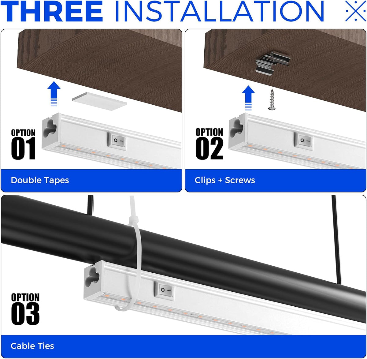 Barrina T5 Grow Lights, 1 ft, 6 Pack