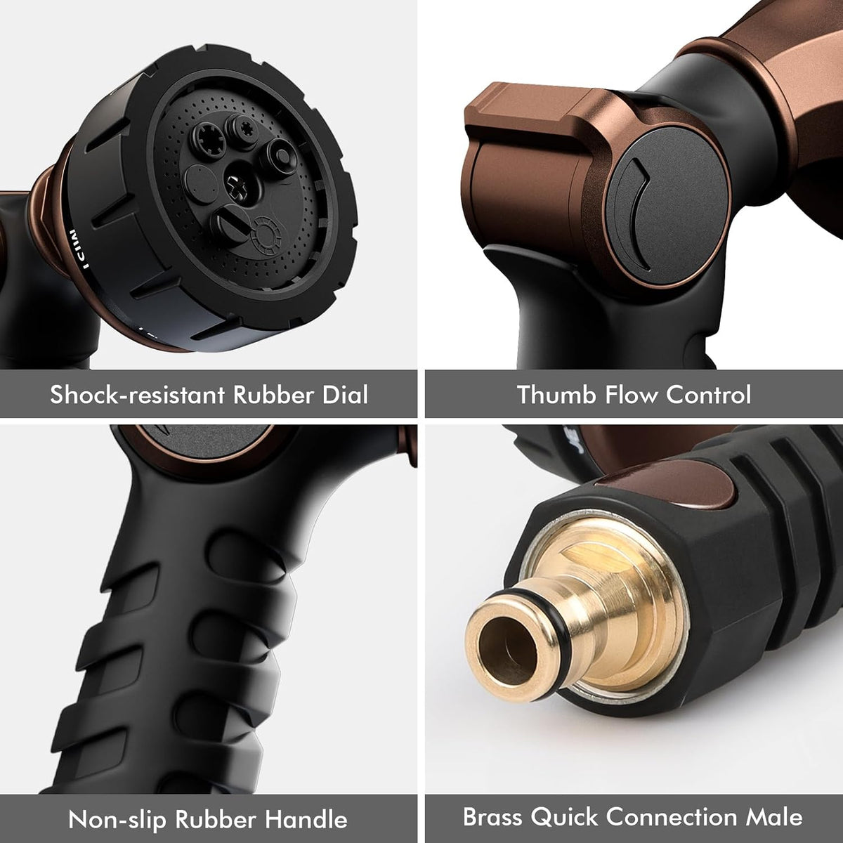 RESTMO Metal Garden Hose Spray Gun