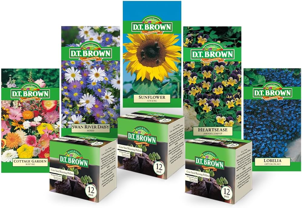 D.T. Brown Spring Flower Seed Bundle