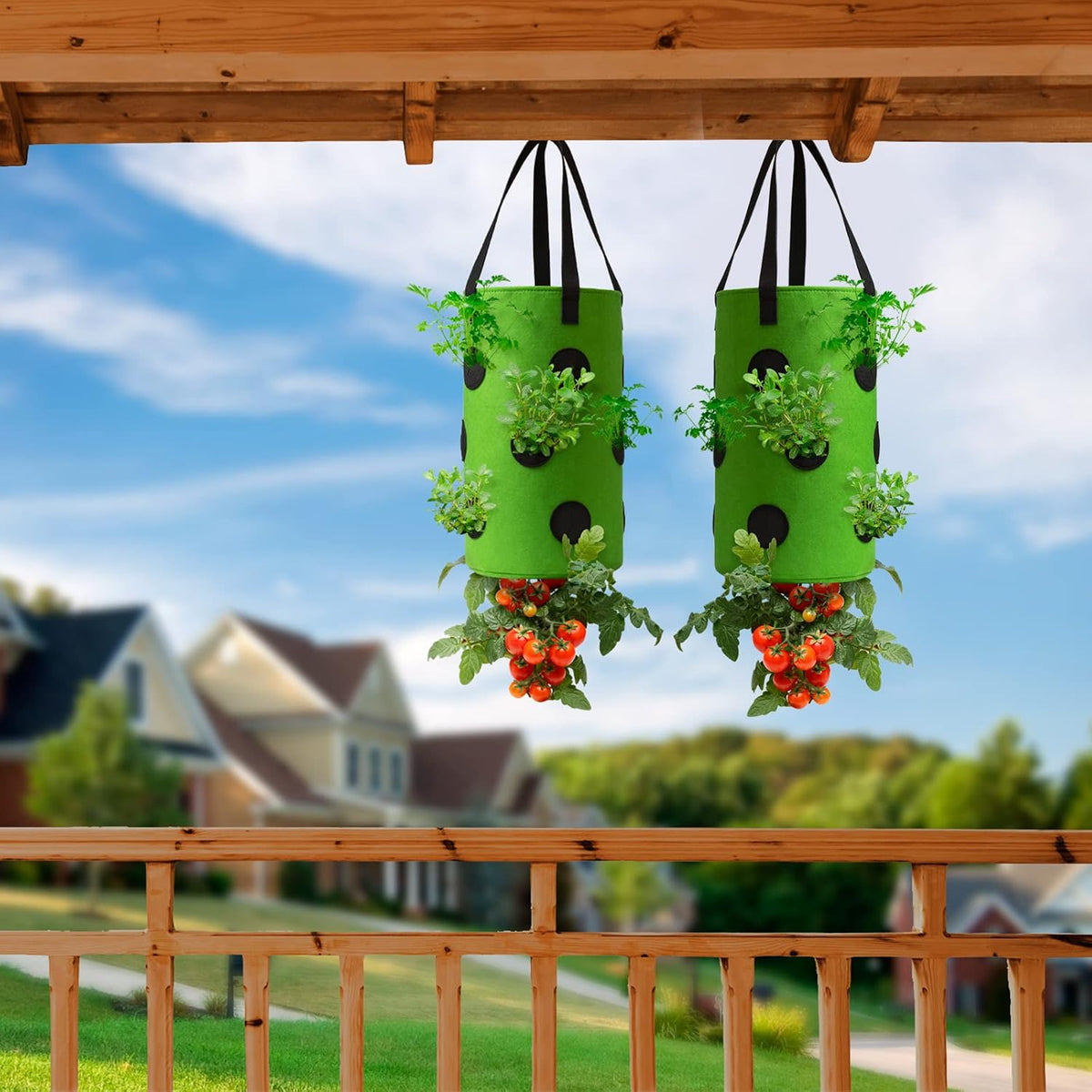 Upside-Down Tomato and Herb Planters, 2 Pack