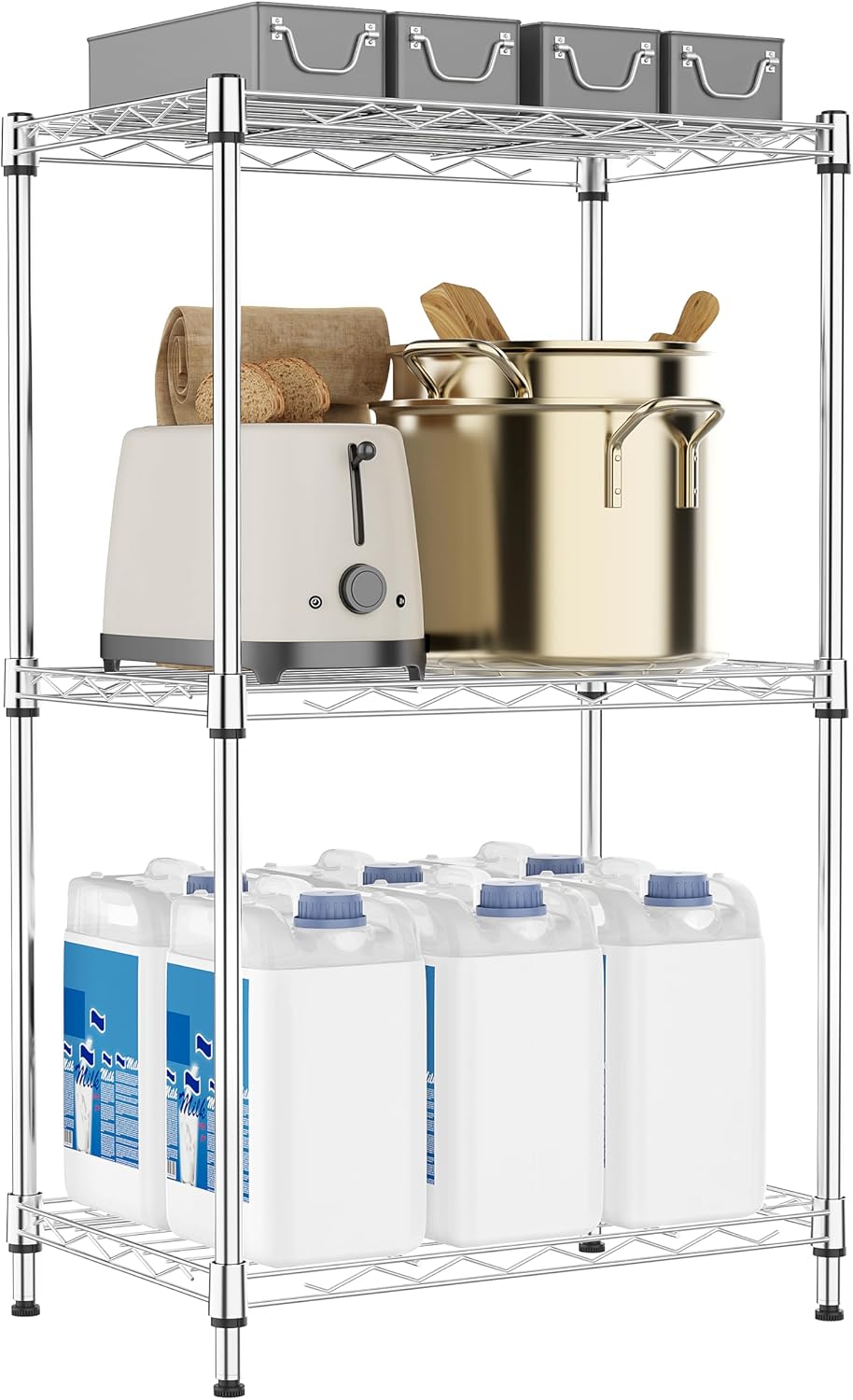 MZG Wire Storage Shelving Unit, 5 Tier