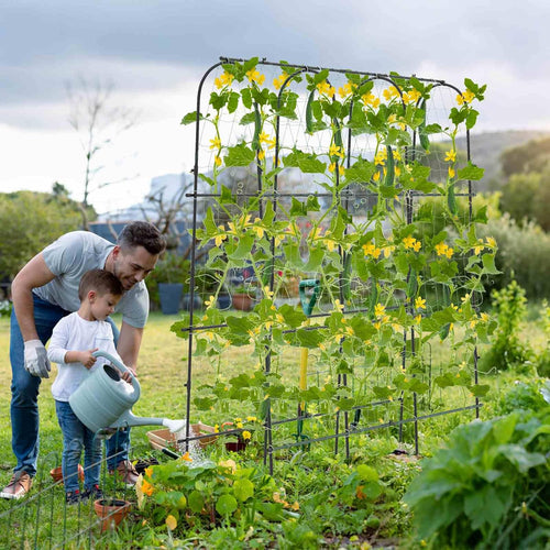 Costway Arched Garden Trellis, 1.8 x 1.8 m
