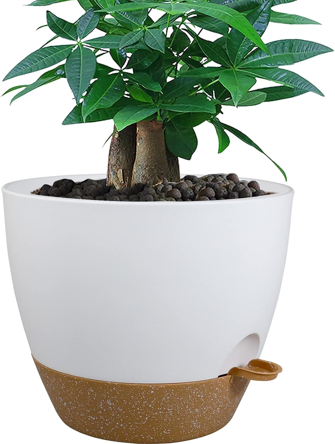 UOUZ Self-Watering Pots, 12 in, Black