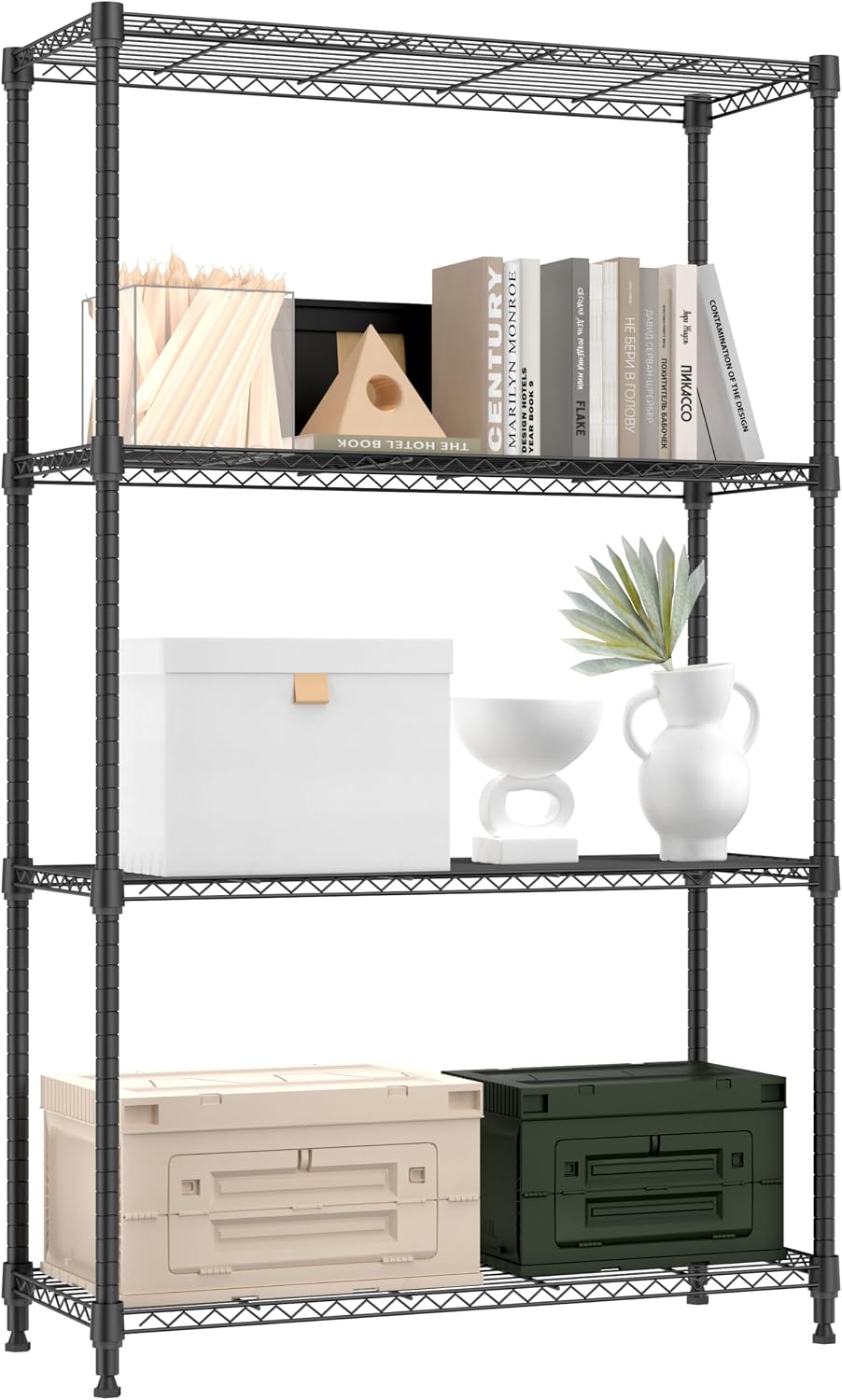 MZG Wire Storage Shelving Unit, 5 Tier