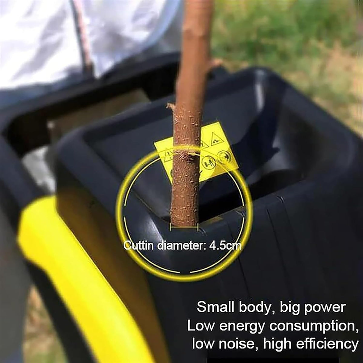 Electric Leaf Mulcher, 2500 W, 45 L Bin