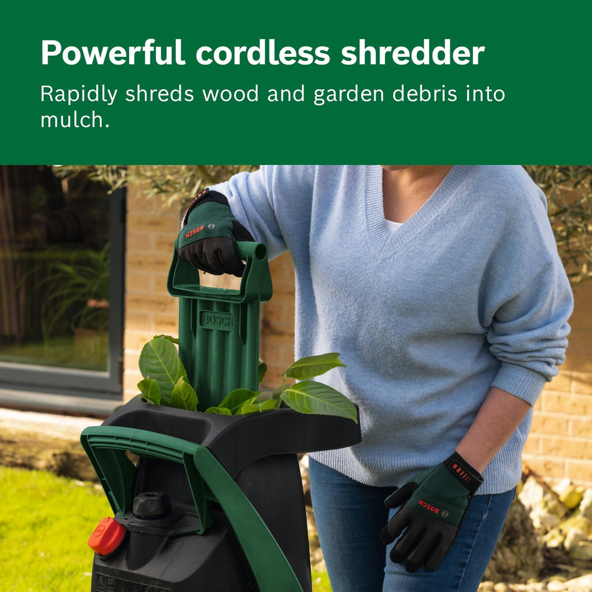 Bosch AXT Rapid 2200 Garden Shredder, 2200 W