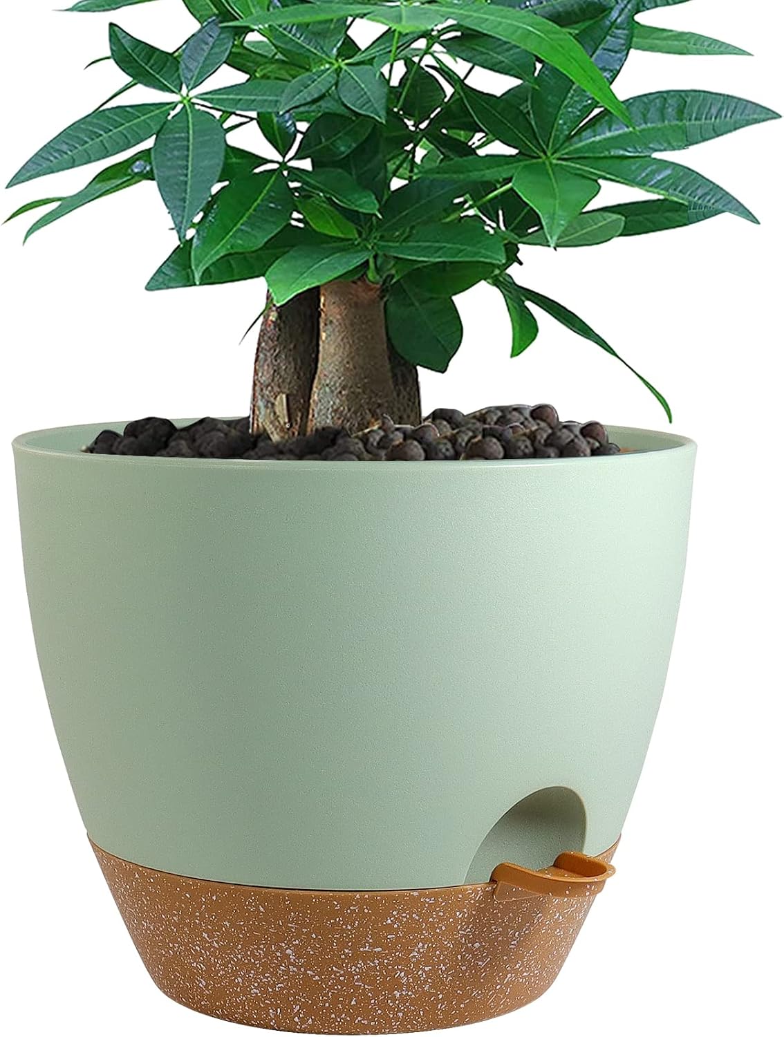 UOUZ Self-Watering Pots, 12 in, Black