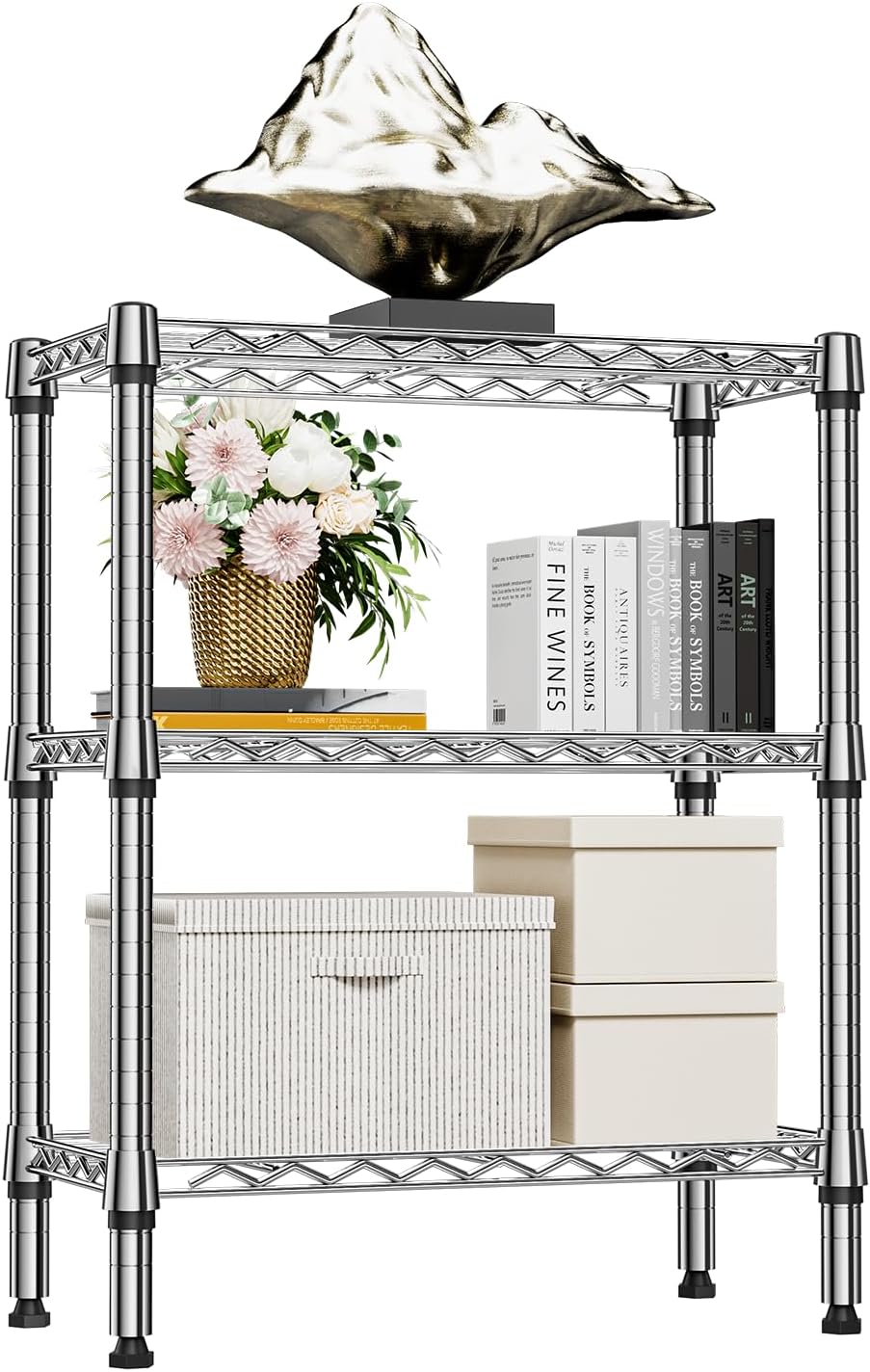 MZG Wire Storage Shelving Unit, 5 Tier