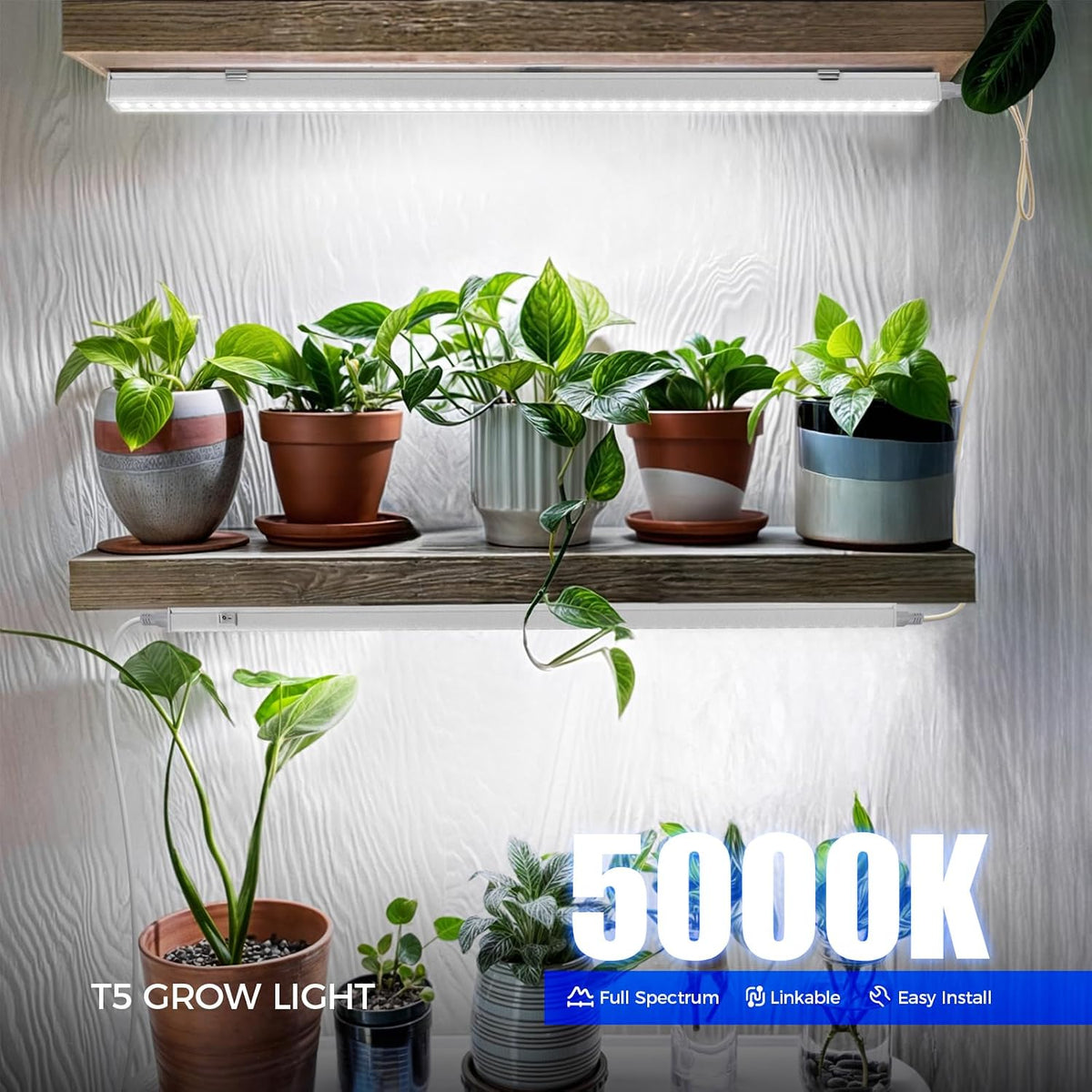Barrina T5 Grow Lights, 1 ft, 6 Pack