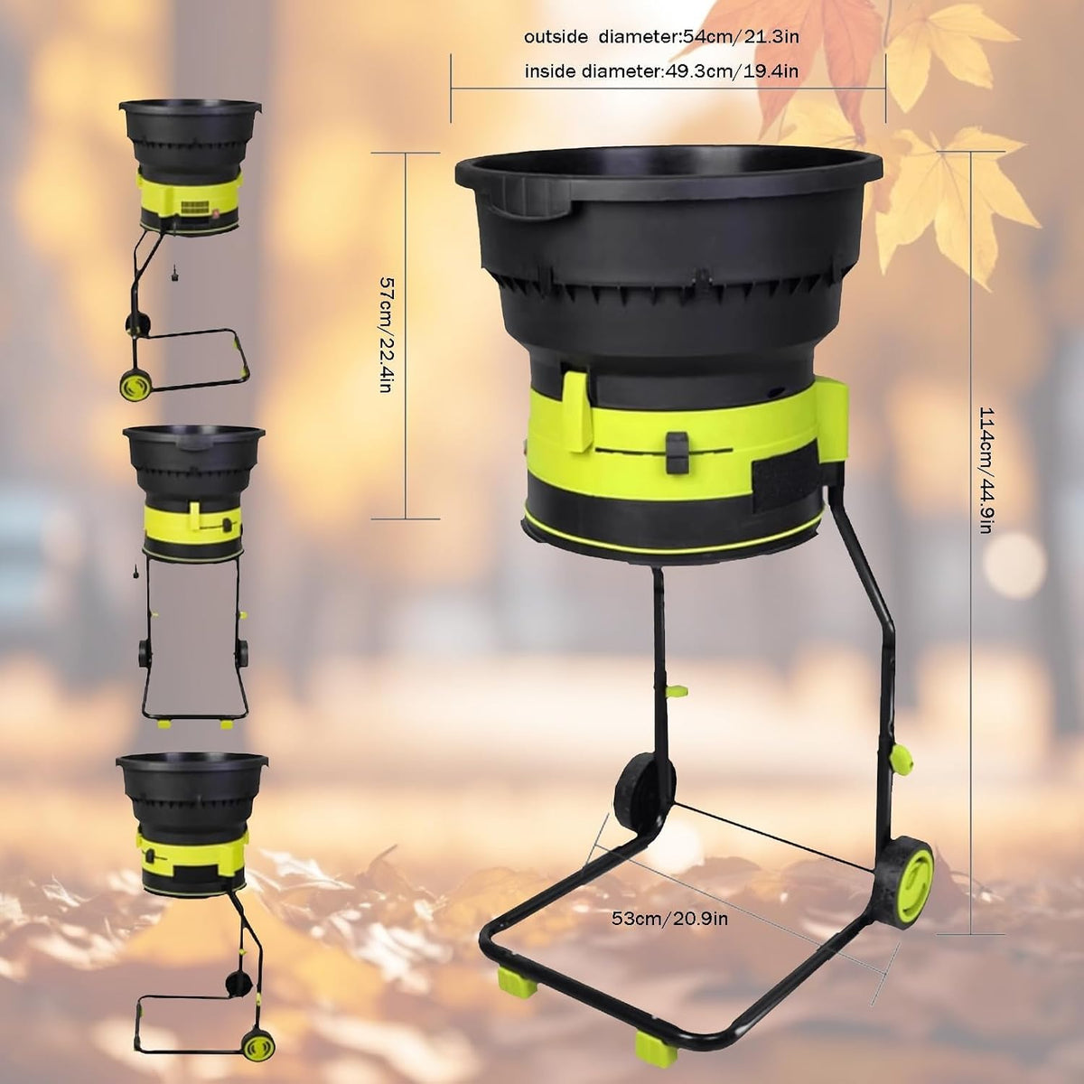 Electric Leaf Mulcher, 2500 W, 20 m Cord