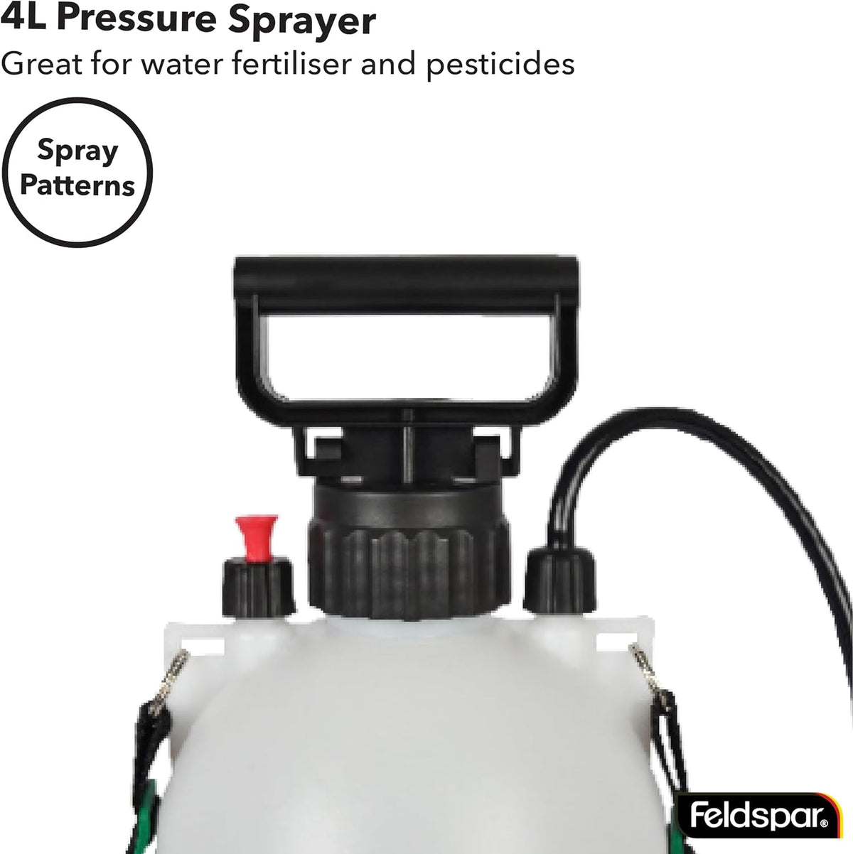 Feldspar Garden Pressure Sprayer, 4 L