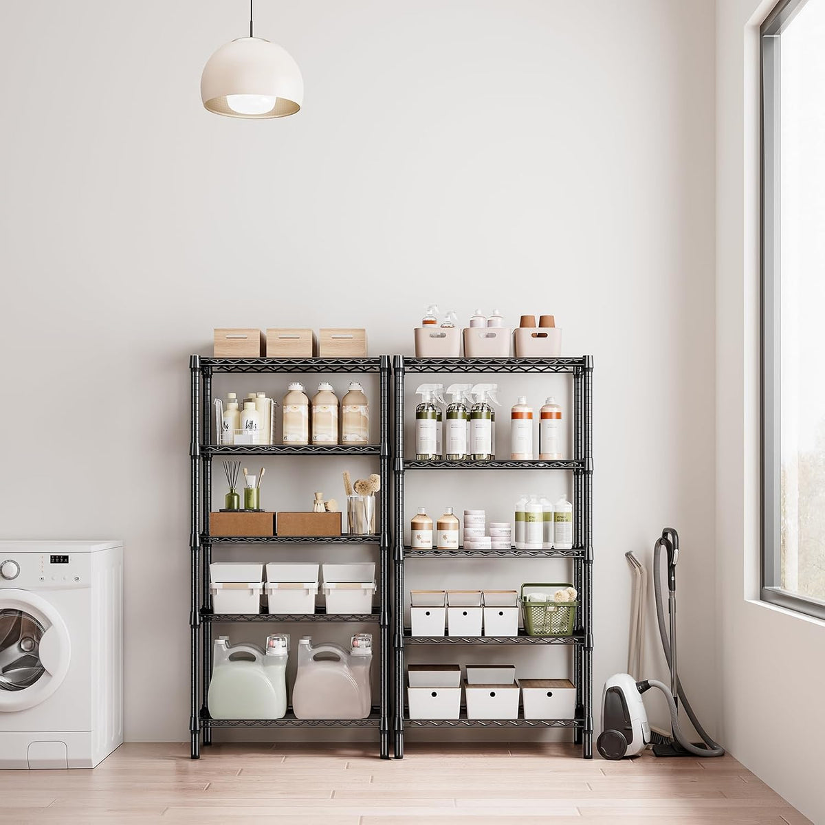 MZG Wire Storage Shelving Unit, 5 Tier