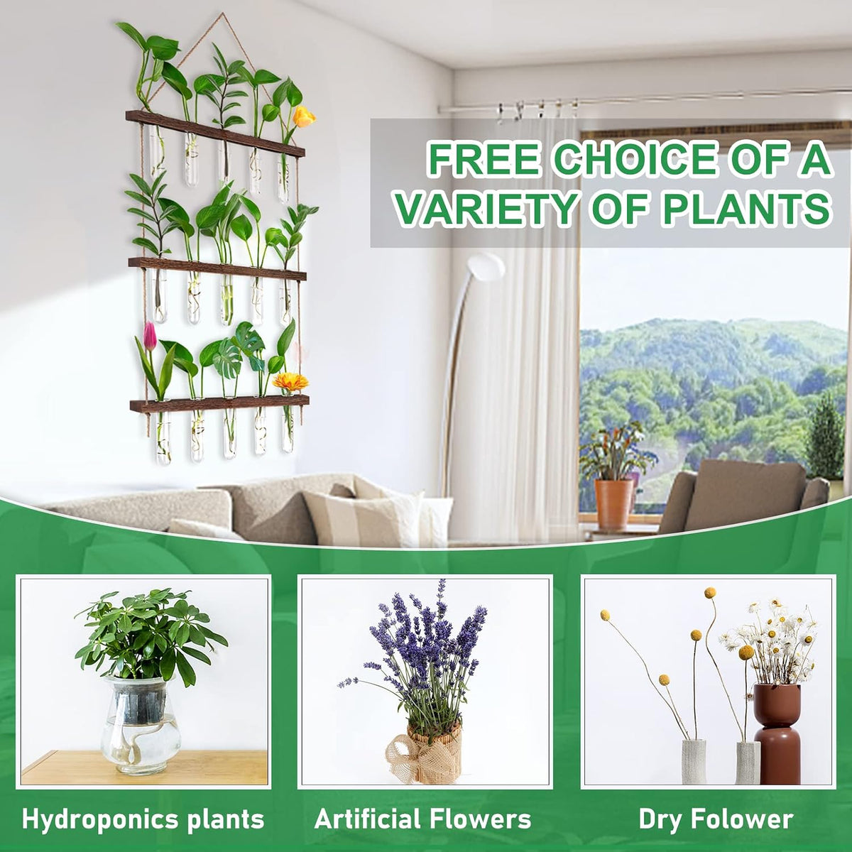 EVEAGE Wall-Hanging Propagation Station, 16 Tubes