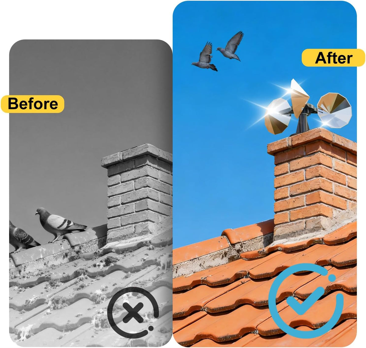 OFFO Reflective Bird Scare Device