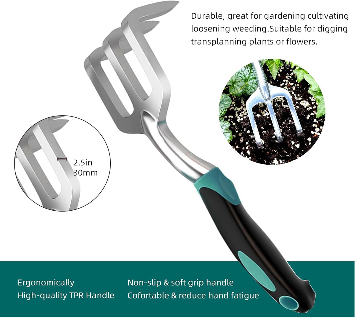 Garden Tool Set, 3 Piece
