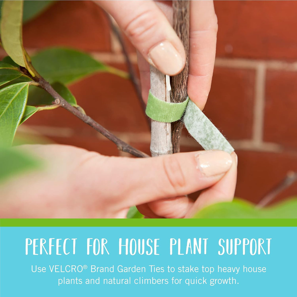 Velcro Brand Adjustable Plant Ties, 75 ft