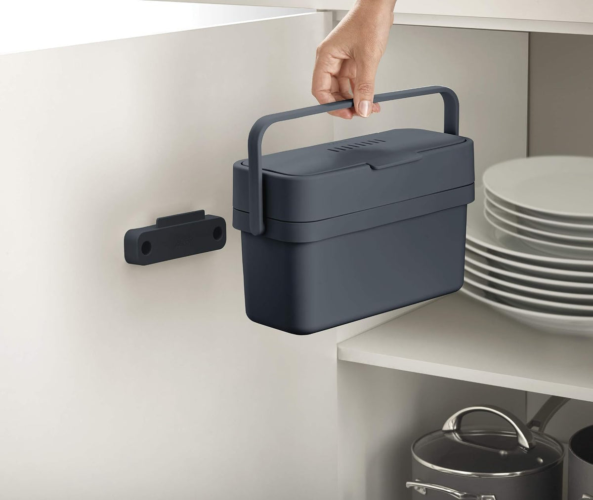 Joseph Joseph Compo 4 Food Waste Caddy, Graphite