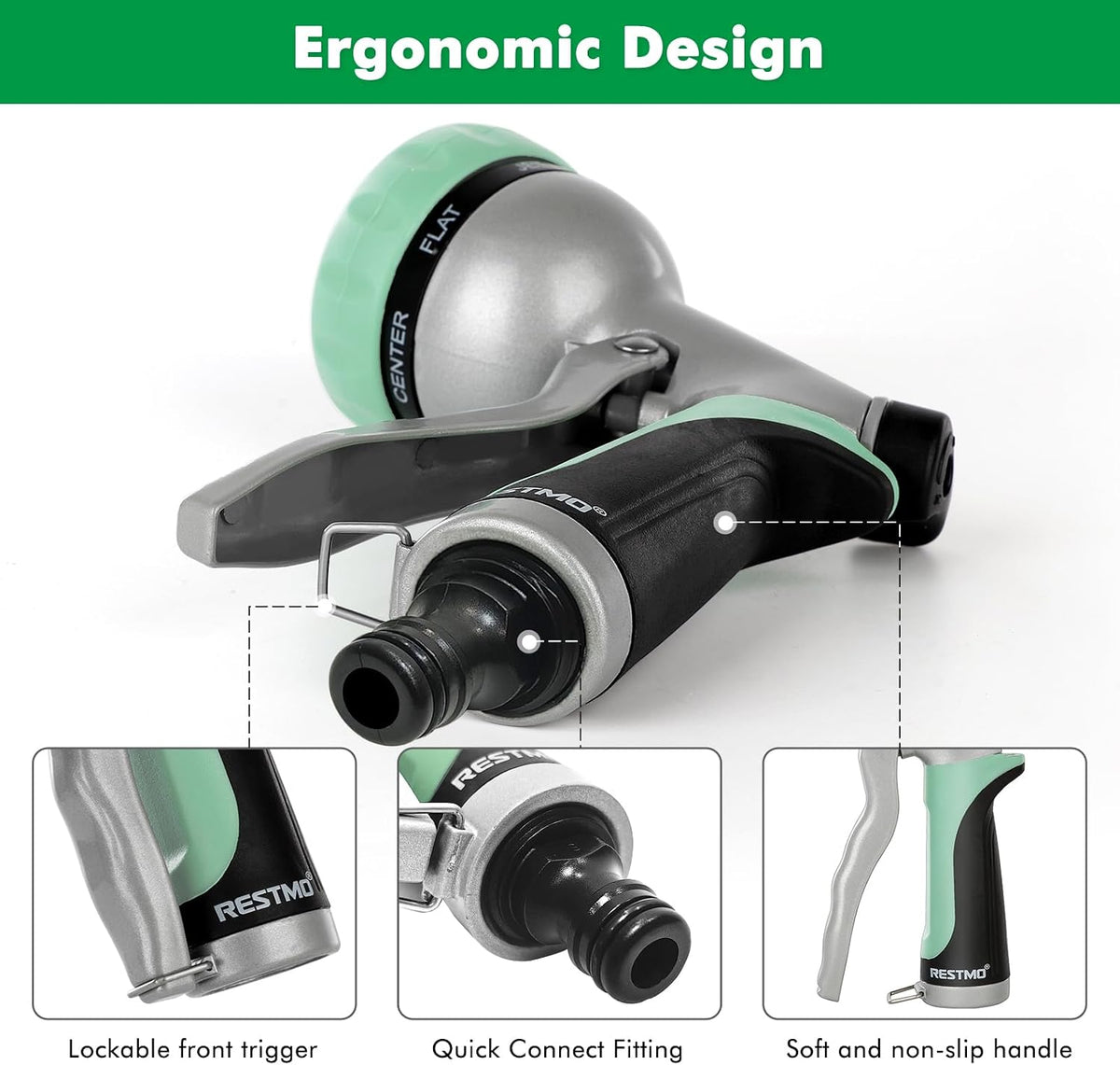 RESTMO Garden Hose Nozzle