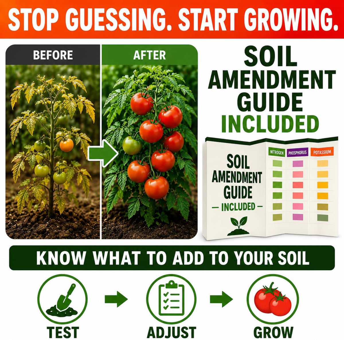 Soil Test Kit, 140 Tests