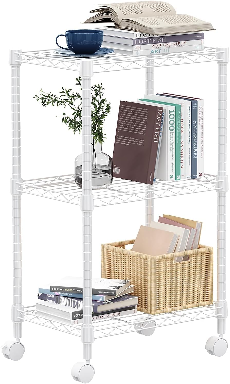 MZG Wire Storage Shelving Unit, 5 Tier
