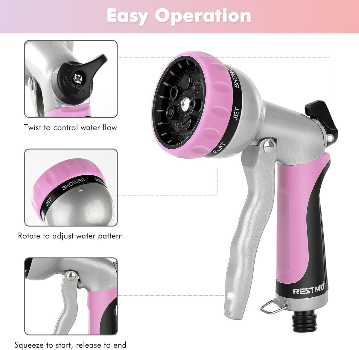 RESTMO Garden Hose Nozzle