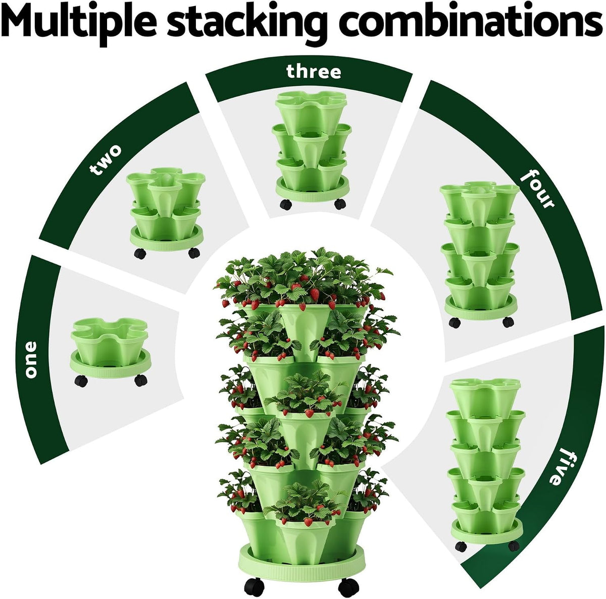 Green Fingers 5-Tier Vertical Planter