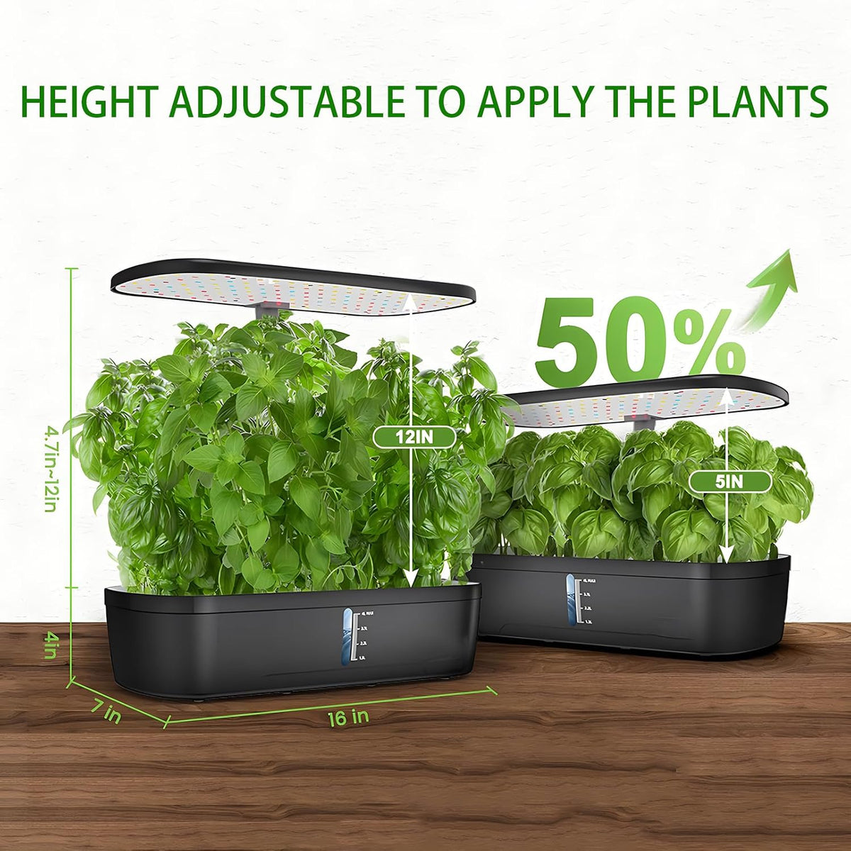 Dimmable LED Grow Light with Timer