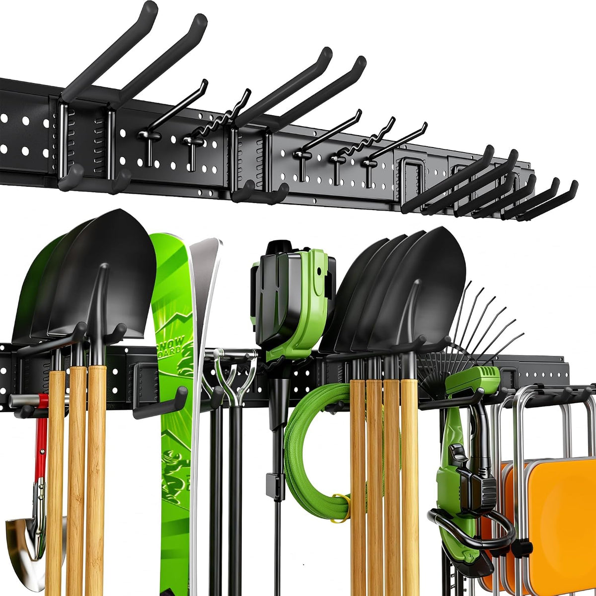 Garage Tool Organiser, Wall-Mounted, 125.7 cm